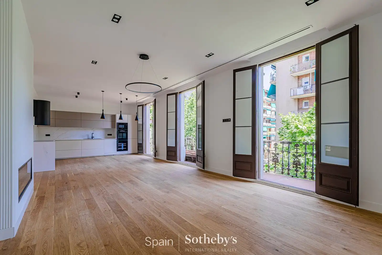 Sala de estar de Apartamento en venta en Barcelona con Aire acondicionado y Calefacción