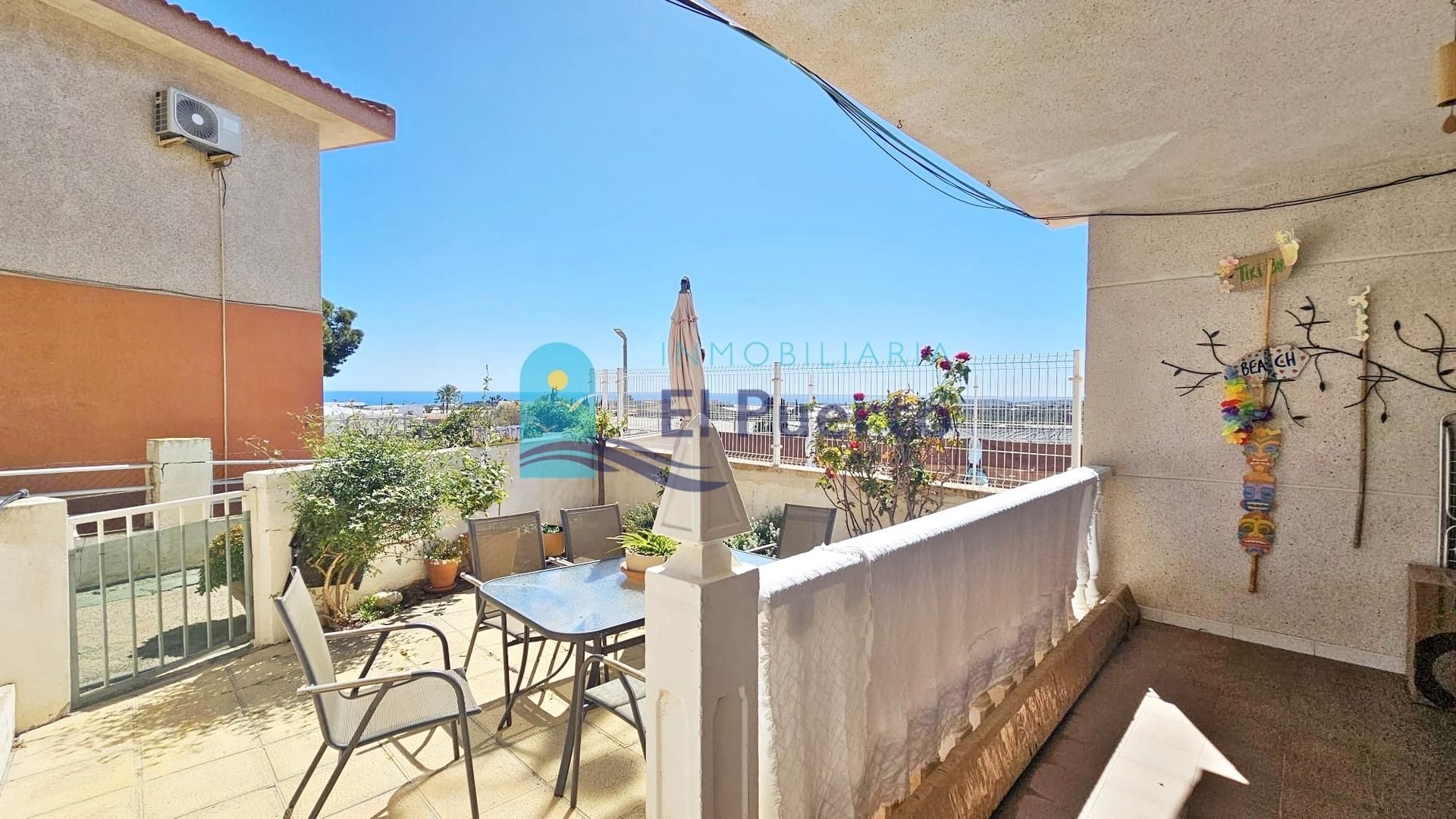 Außenansicht von Maisonette zum Verkauf in Mazarrón mit Privatgarten, Terrasse und Möbliert