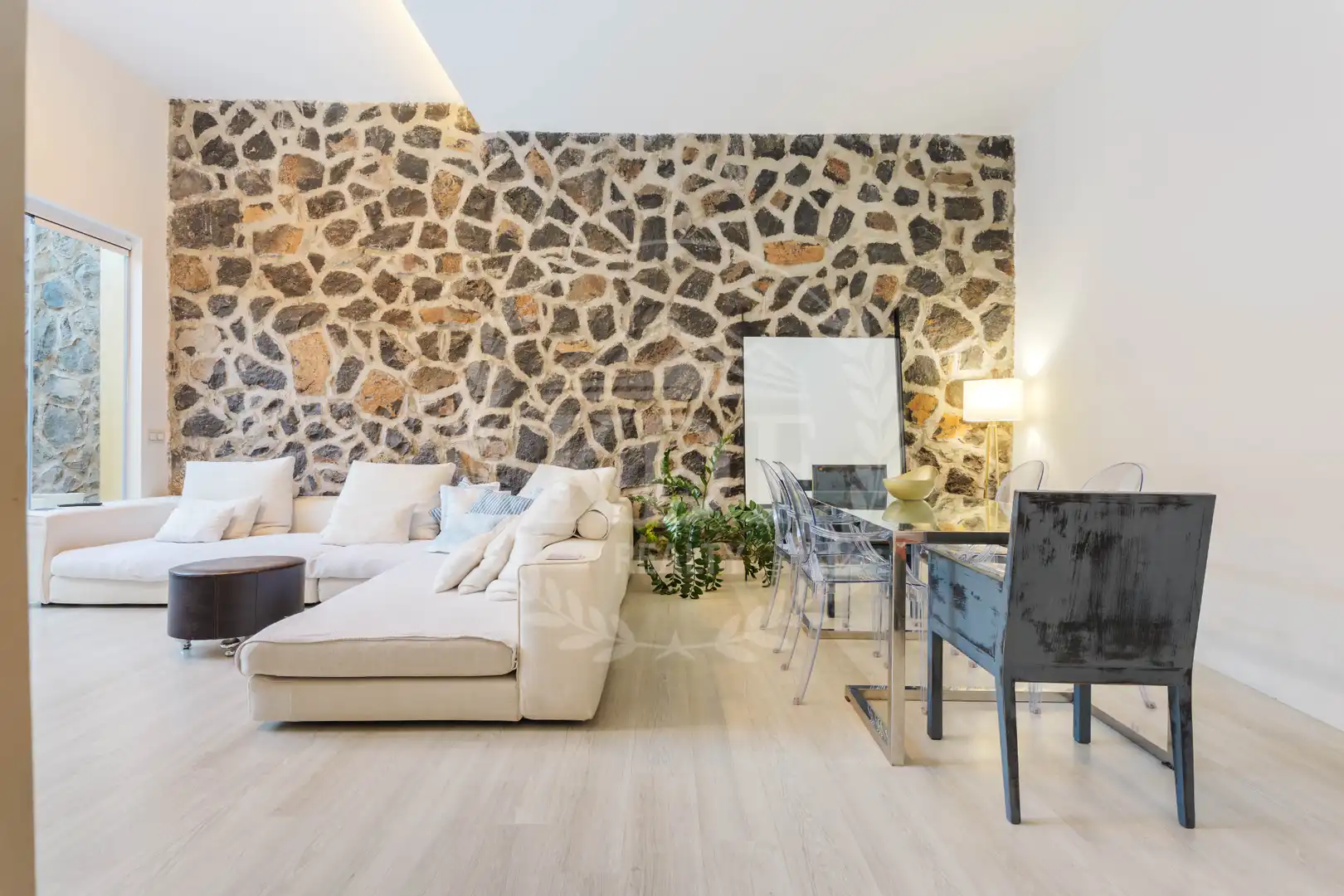 Sala d'estar de Casa adosada en venda en Santa Cruz de Tenerife amb Jardí privat, Terrassa i Moblat