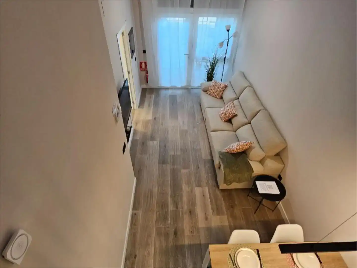 Sala d'estar de Loft de lloguer en  Pamplona / Iruña amb Aire condicionat i Moblat