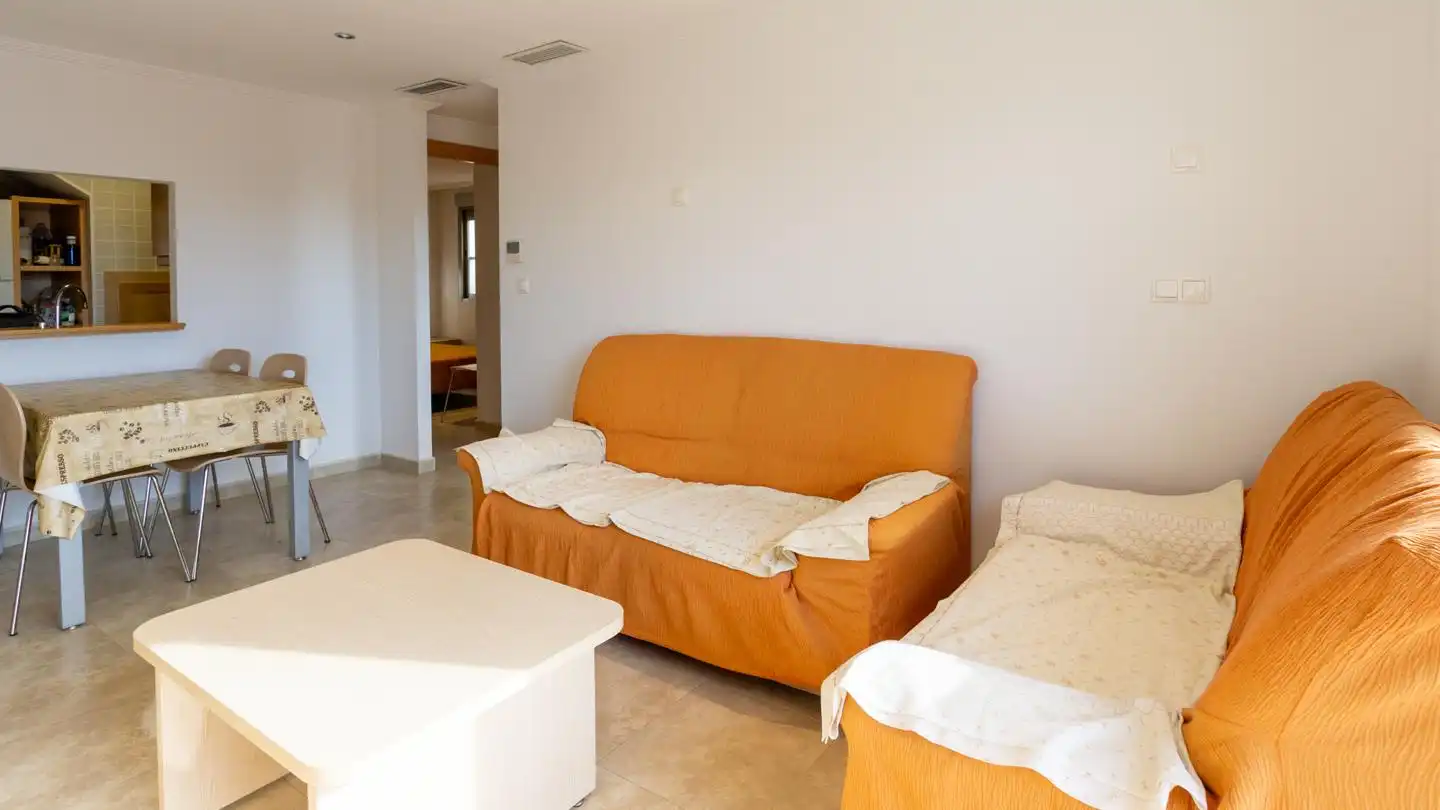 Schlafzimmer von Wohnung zum Verkauf in Santa Pola mit Klimaanlage, Terrasse und Schwimmbad
