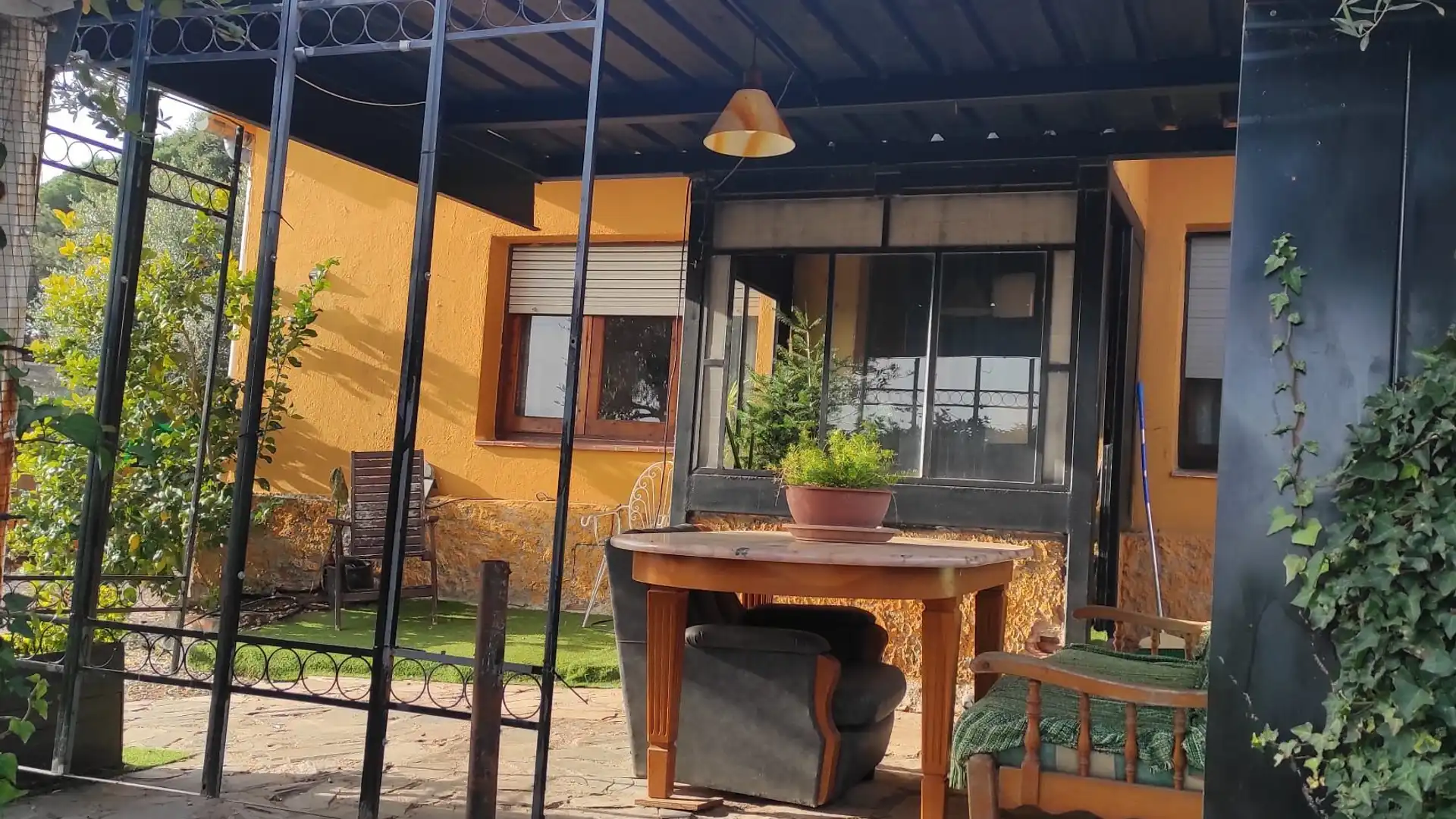 Terraza de Casa o chalet en venta en Riells i Viabrea con Aire acondicionado, Calefacción y Jardín privado