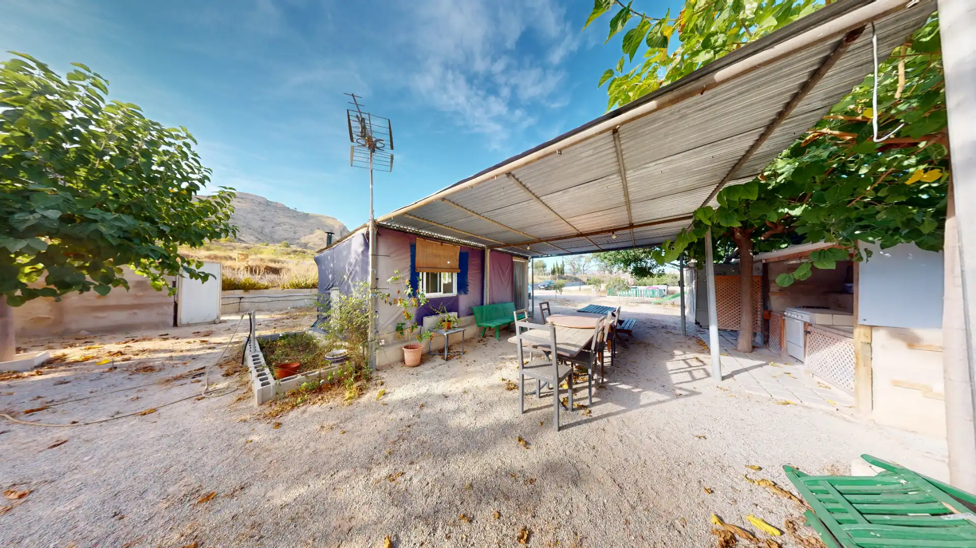Terrace of Country homes for sale in Agost