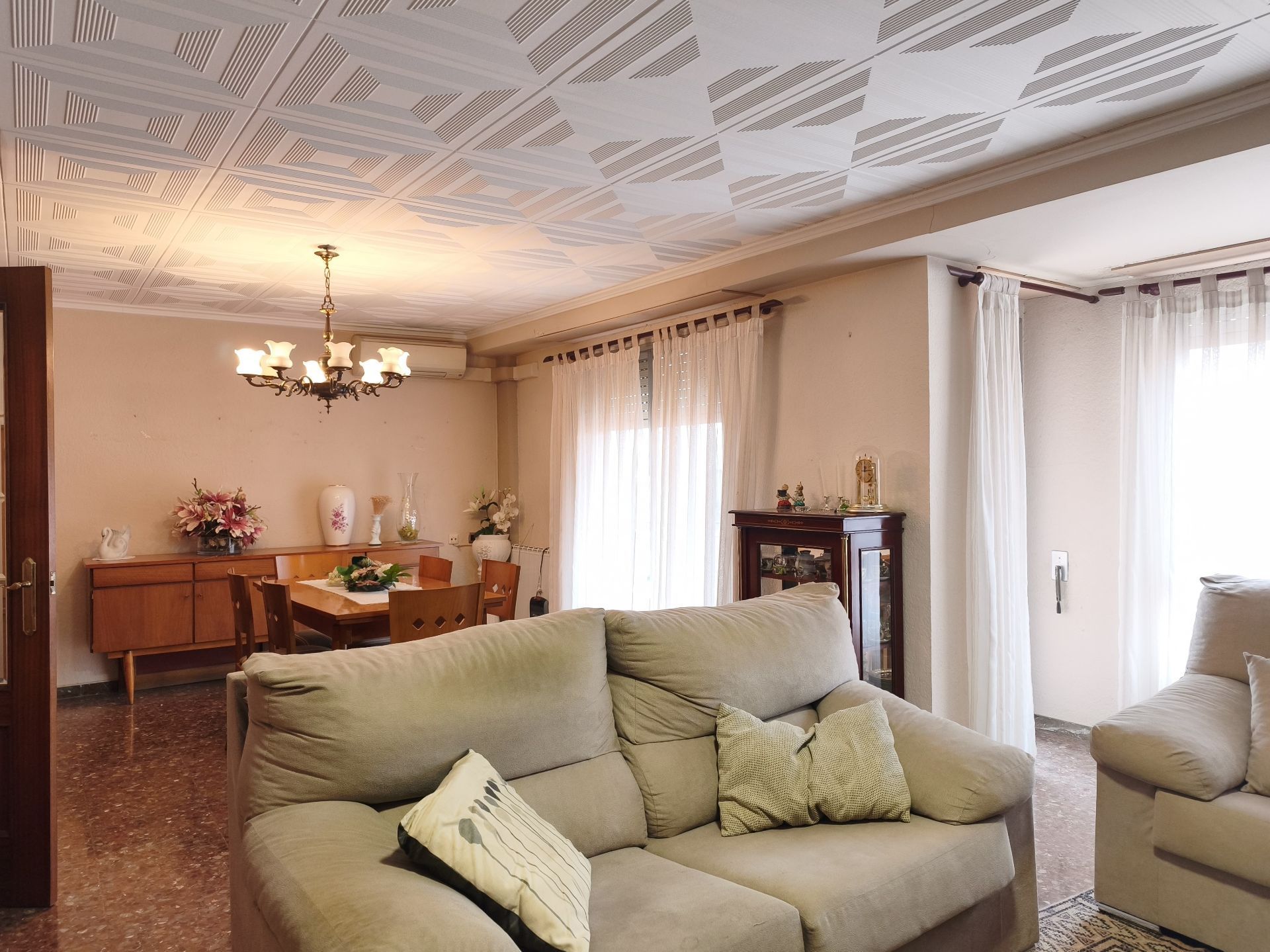 Living room of Flat for sale in Alcoy / Alcoi  with Air Conditioner, Heating and Storage room