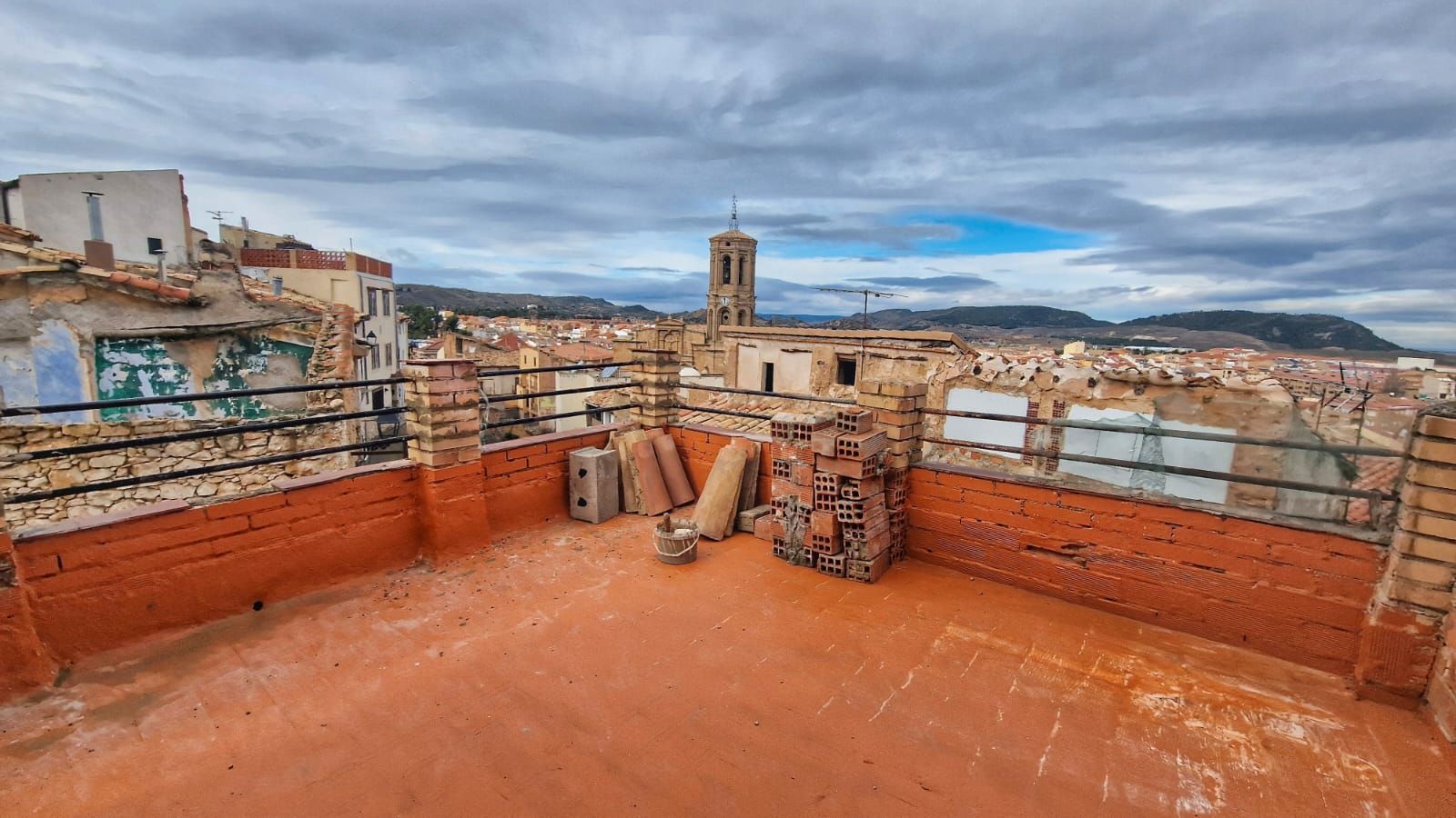 Terrace of Single-family semi-detached for sale in Andorra (Teruel)  with Parquet flooring, Terrace and Furnished