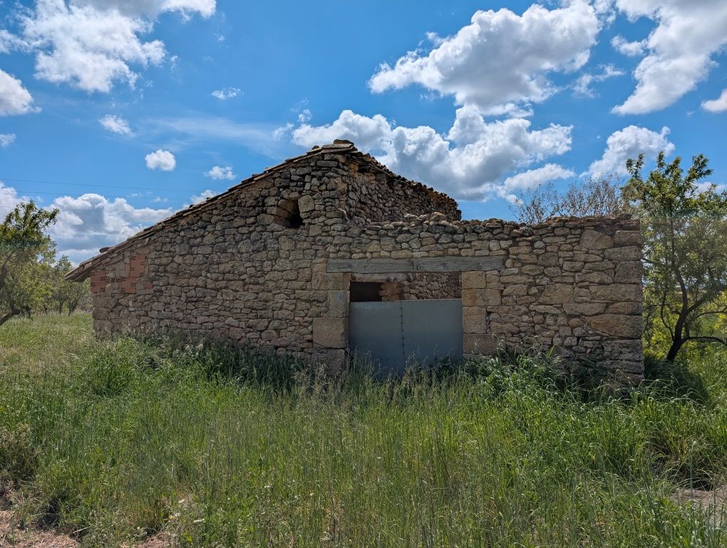 Exterior view of Country house for sale in Monroyo  with Private garden