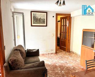 Living room of Flat for sale in  Madrid Capital  with Terrace and Balcony