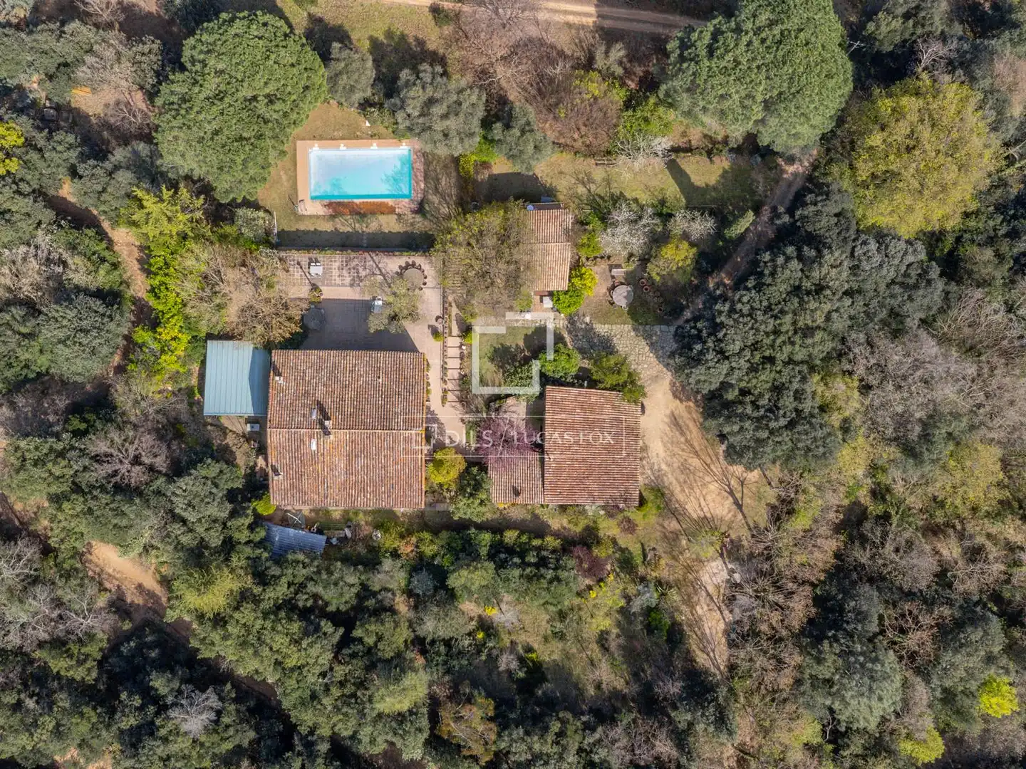 Garden of Country homes for sale in Anglès  with Air Conditioner, Private garden and Terrace