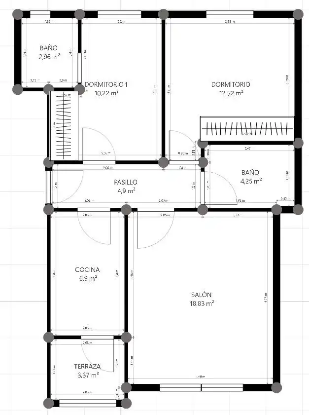 Wohnung zur Miete in Madrid mit Heizung, Privatgarten und Parkett