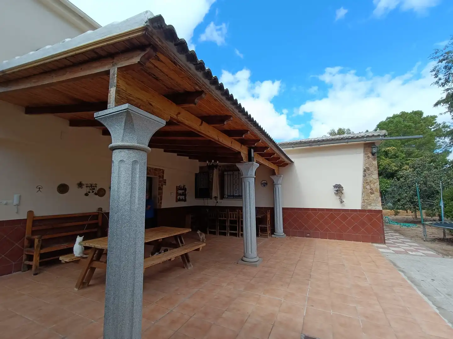 Terraza de Casa o chalet en venta en Ciudad Real con Aire acondicionado, Jardín privado y Piscina