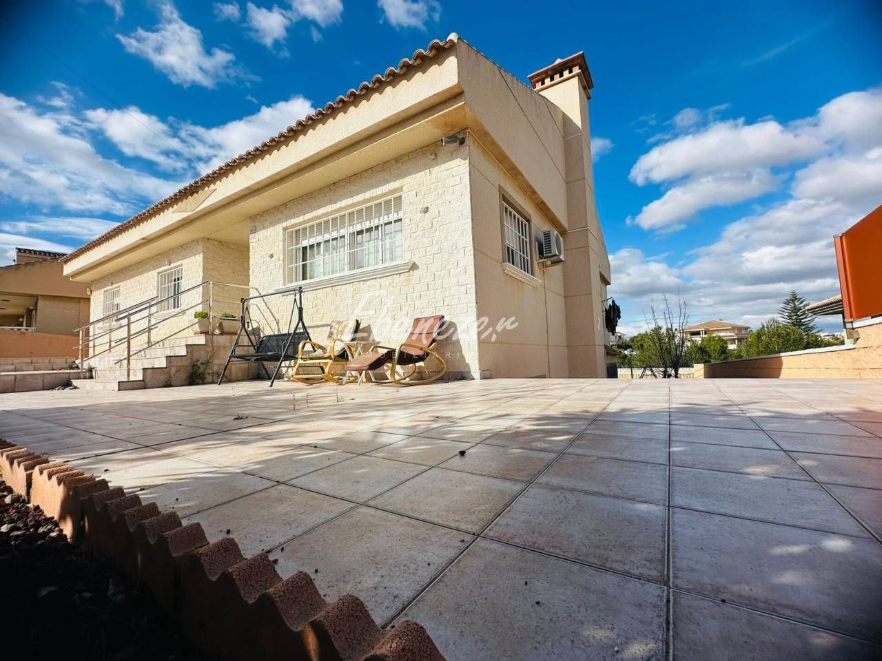 Vista exterior de Casa o chalet en venta en Cartagena con Aire acondicionado, Jardín privado y Terraza