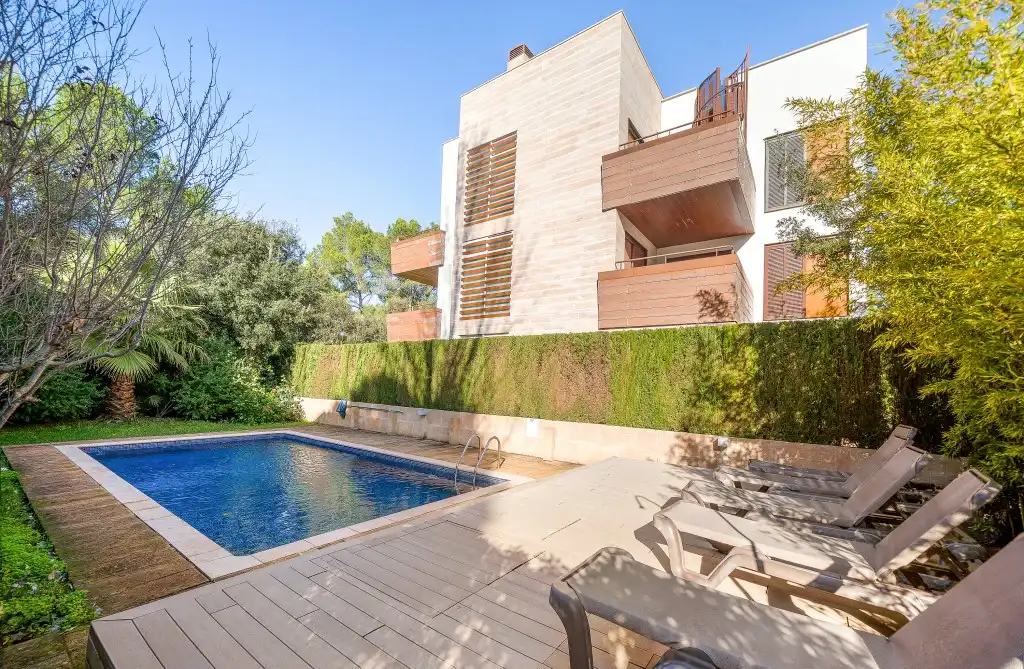 Swimming pool of Apartments for sale in Pollença  with Air Conditioner, Terrace and Community pool