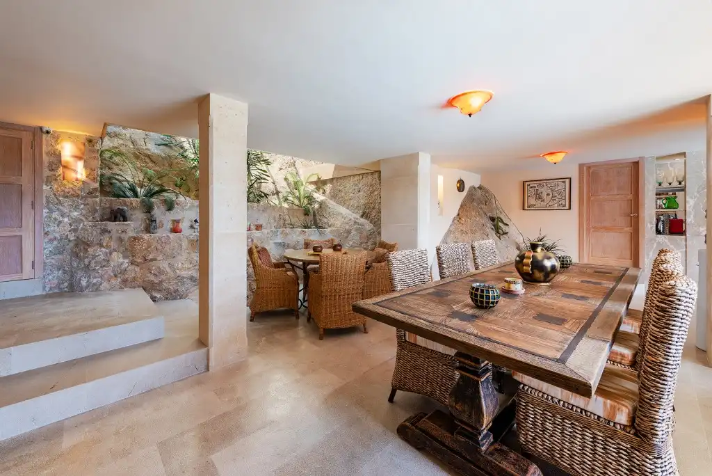 Comedor de Casa o chalet en venta en Pollença con Aire acondicionado, Calefacción y Jardín privado