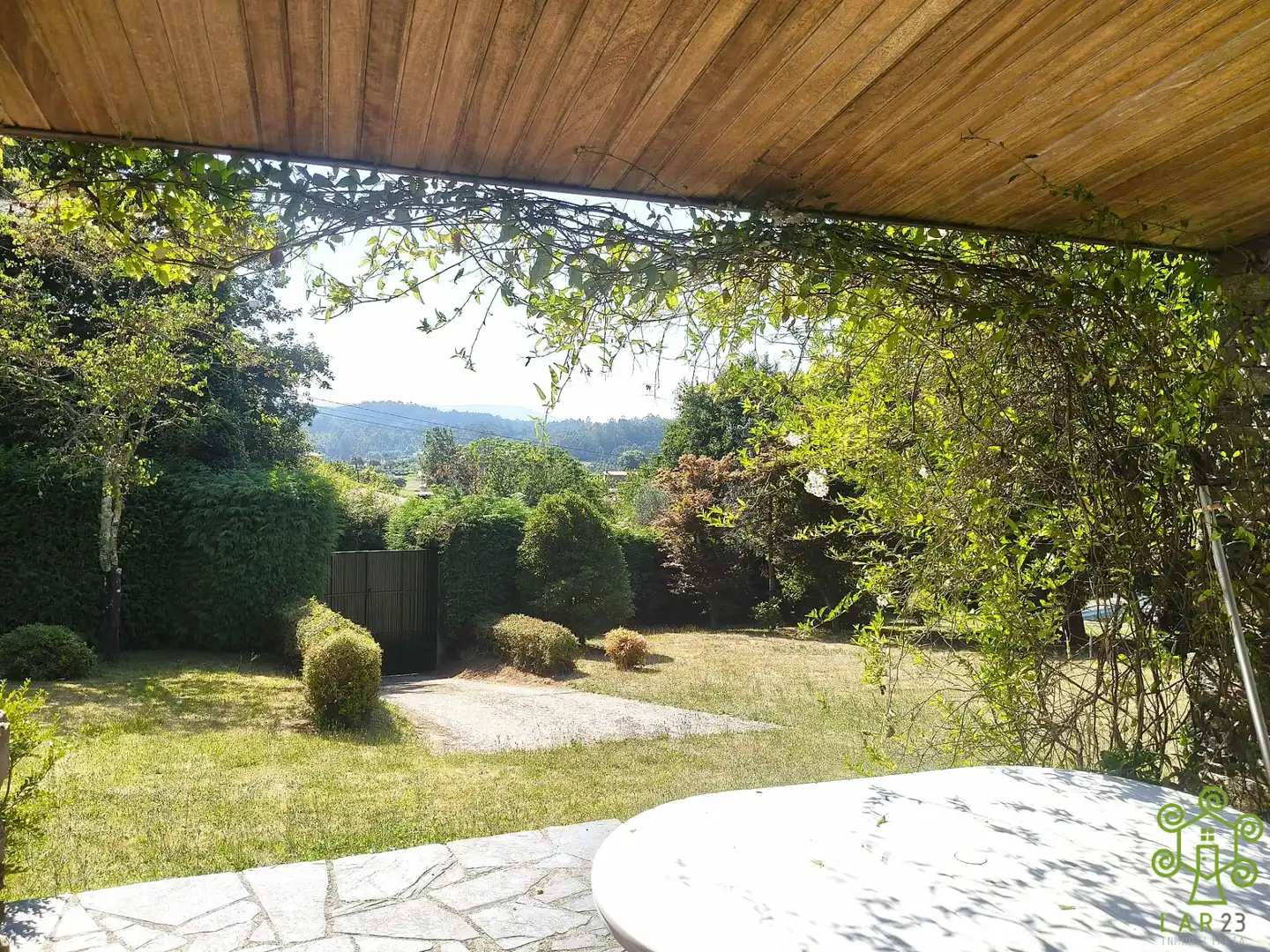 Jardí de Casa o xalet en venda en Abegondo amb Calefacció, Jardí privat i Piscina