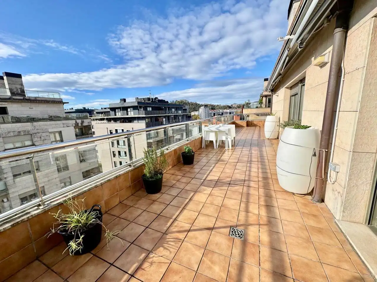 Terrasse von Dachboden zum Verkauf in Donostia - San Sebastián  mit Klimaanlage, Heizung und Terrasse