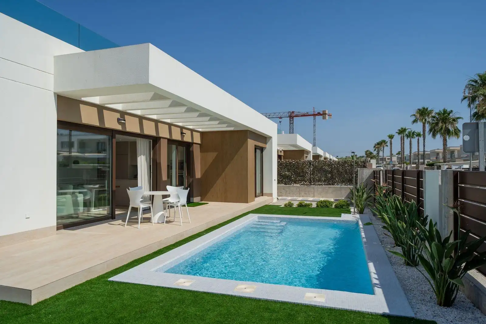 Swimming pool of Houses for sale in Orihuela  with Air Conditioner, Private garden and Terrace