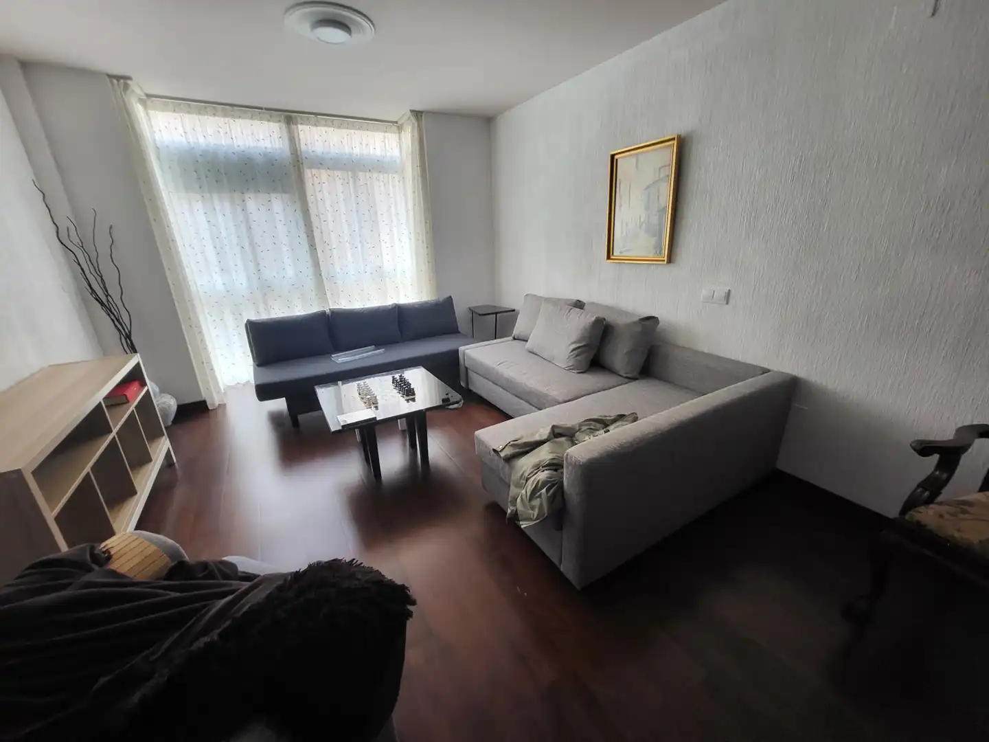 Sala d'estar de Pis de lloguer en Almería amb Aire condicionat, Calefacció i Parquet