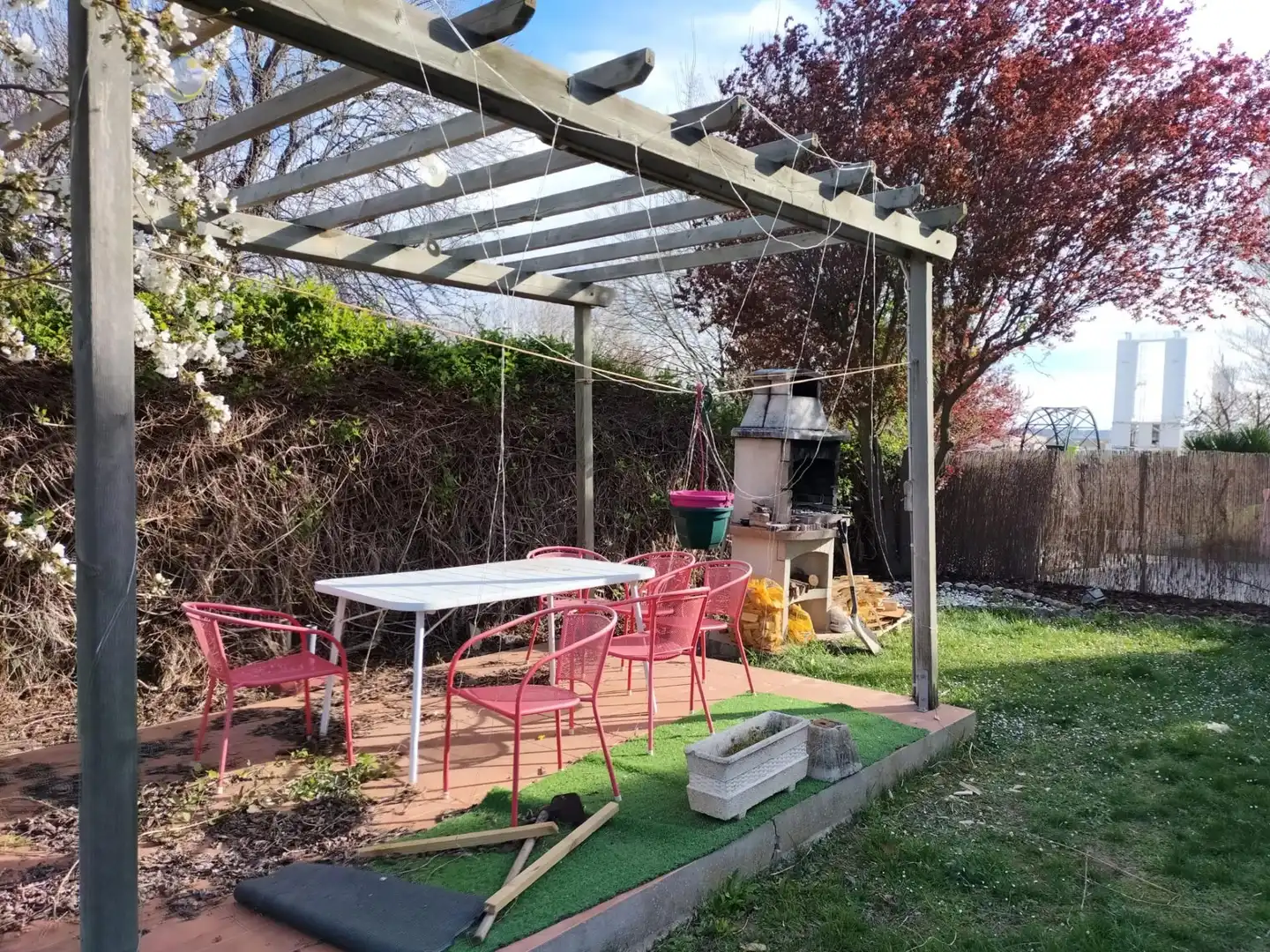 Terraza de Casa o chalet en venta en Villalobón con Calefacción, Jardín privado y Parquet