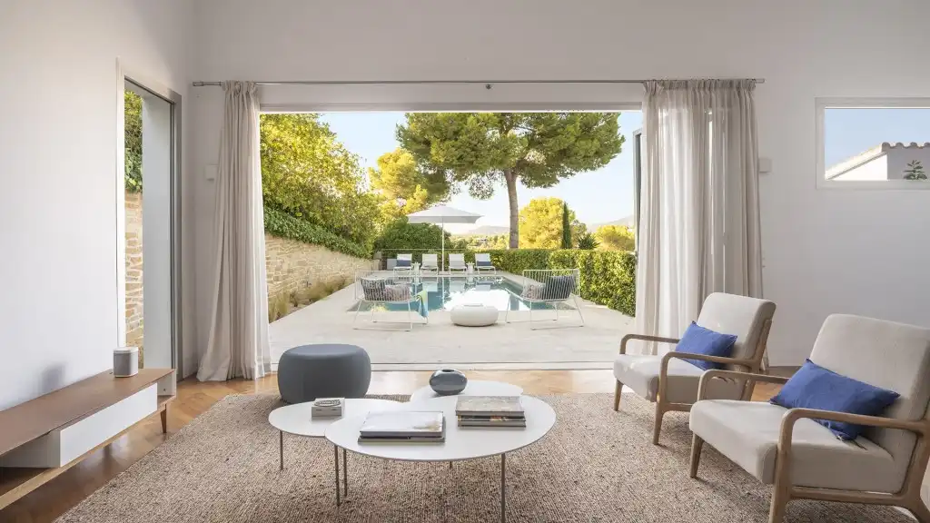 Terrassa de Casa o xalet en venda en Calvià amb Aire condicionat, Calefacció i Jardí privat