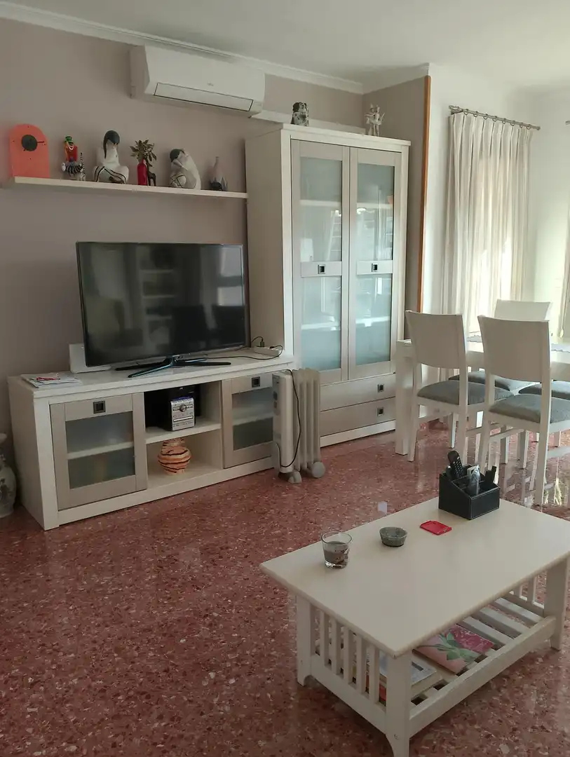Living room of Flat for share in Valencia  with Heating, Furnished and Balcony
