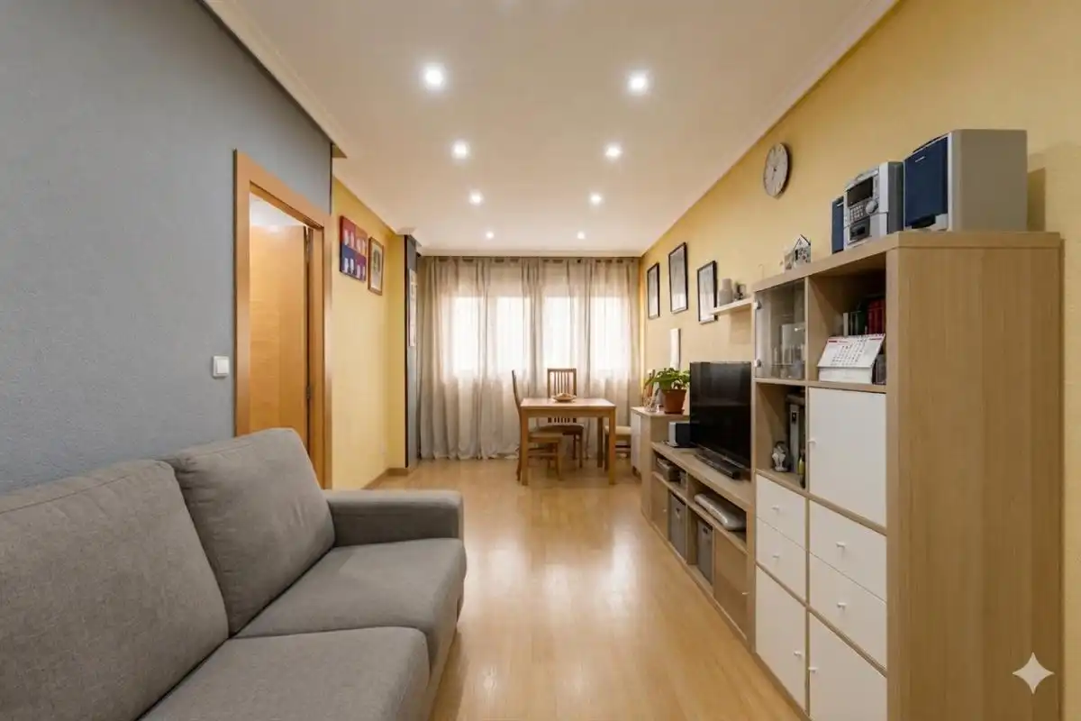 Sala de estar de Piso en venta en Getafe con Calefacción