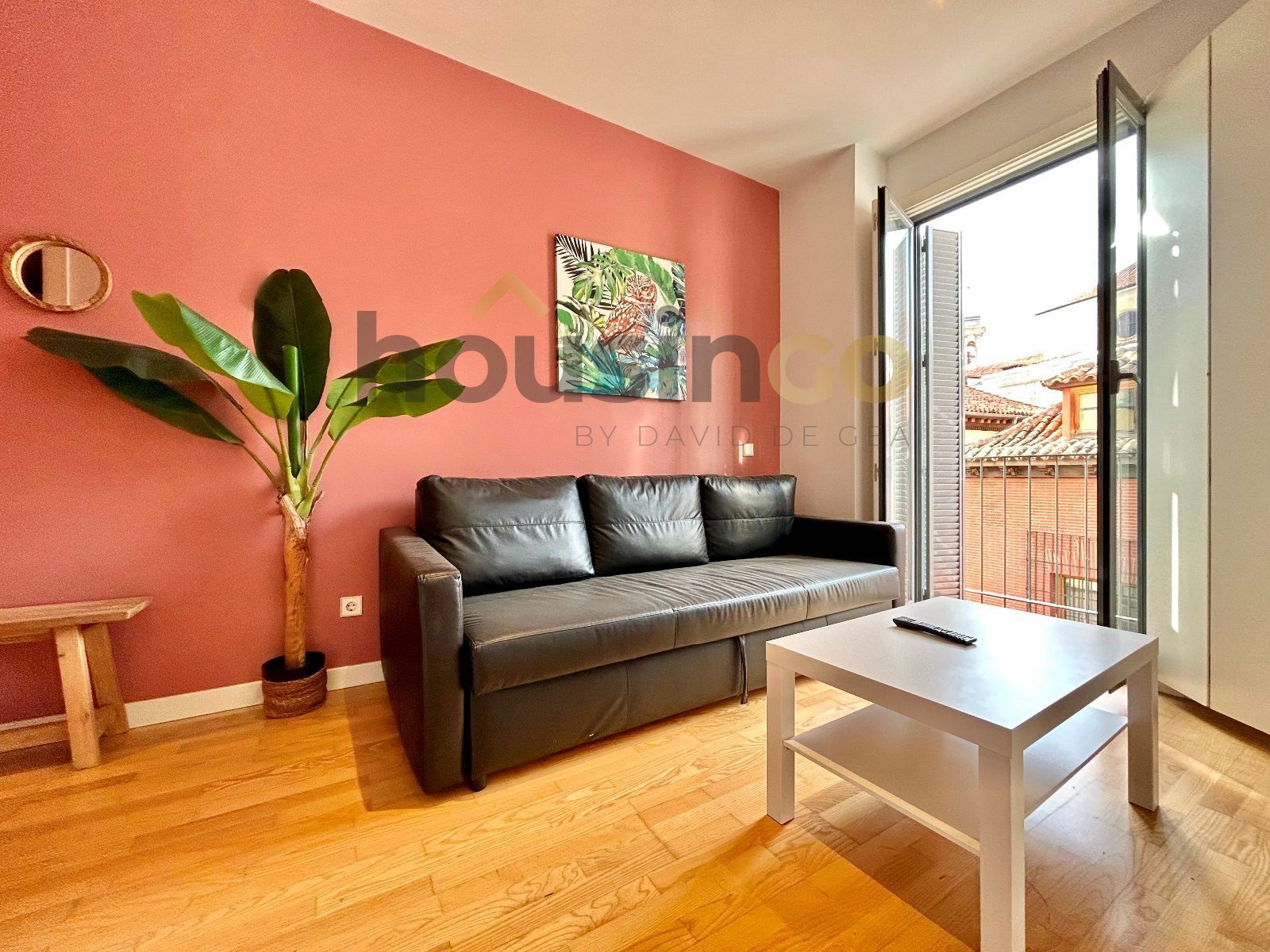 Living room of Apartment to rent in  Madrid Capital  with Air Conditioner, Heating and Terrace