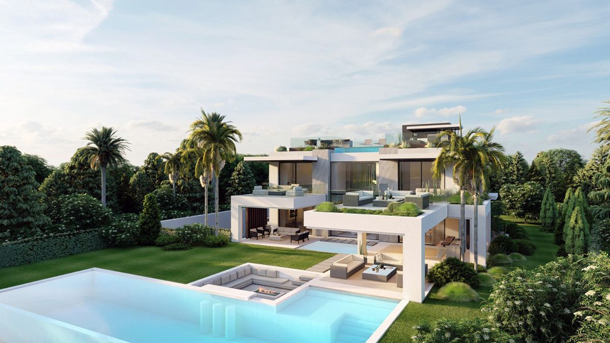 Exterior view of House or chalet for sale in Marbella  with Air Conditioner, Heating and Private garden