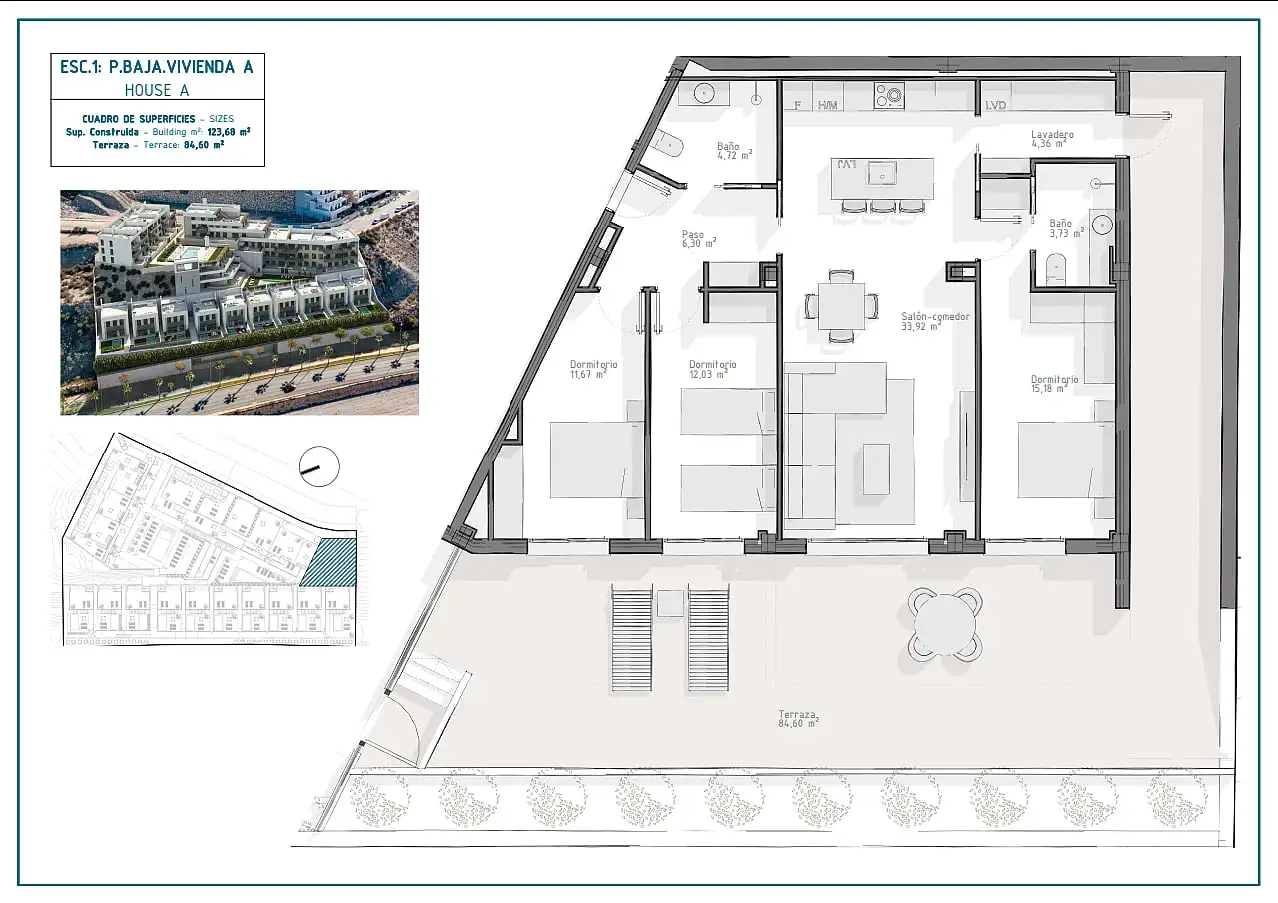 Apartament amb terrassa en venda a El Hornillo, imagen 39