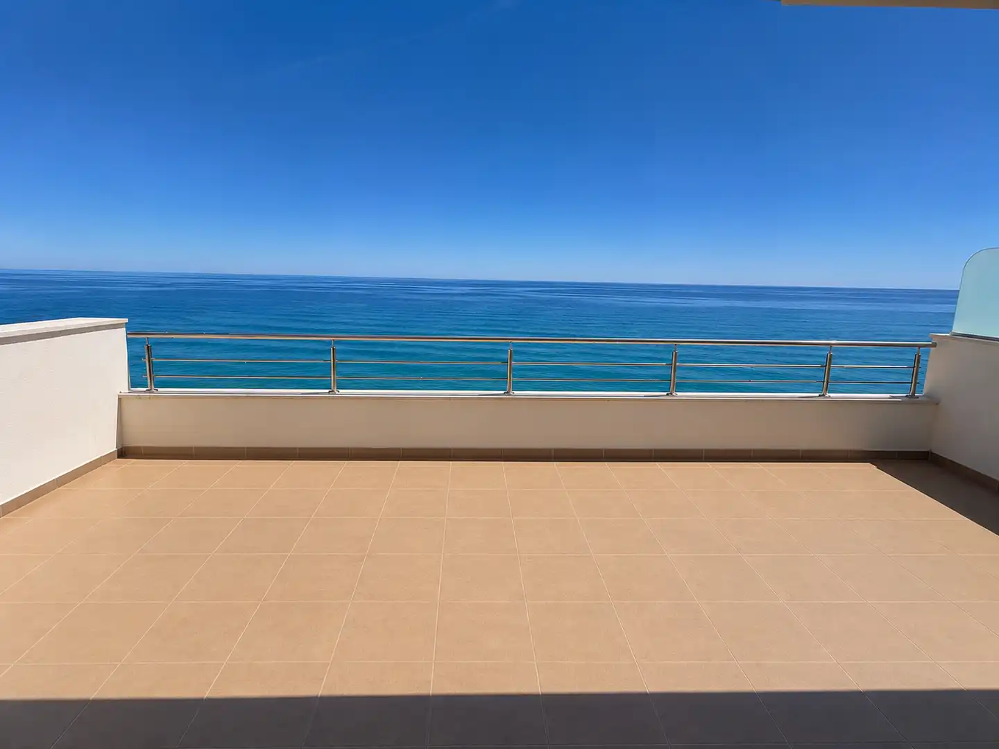 Terraza de Piso de alquiler en Altea con Aire acondicionado, Calefacción y Piscina comunitaria