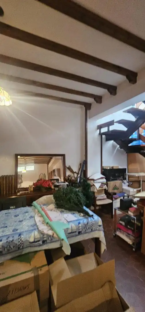 Sala d'estar de Casa o xalet en venda en Mutxamel amb Jardí privat, Piscina i Moblat