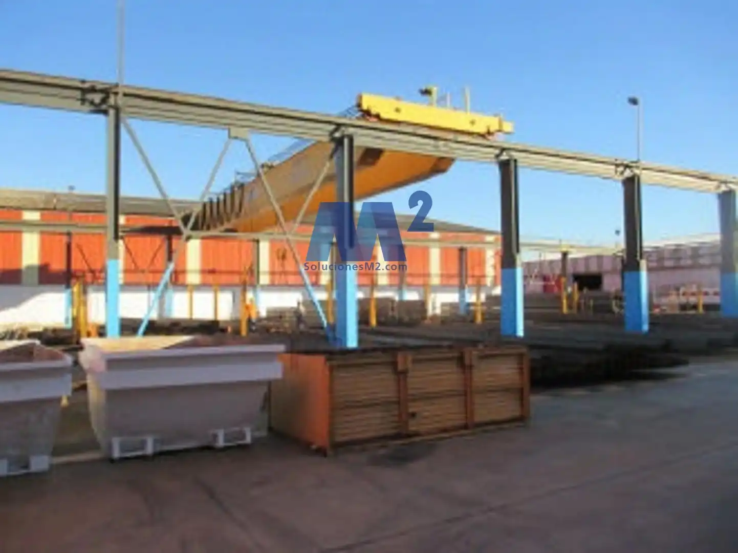 Außenansicht von Fabrikhallen zur Miete in Getafe