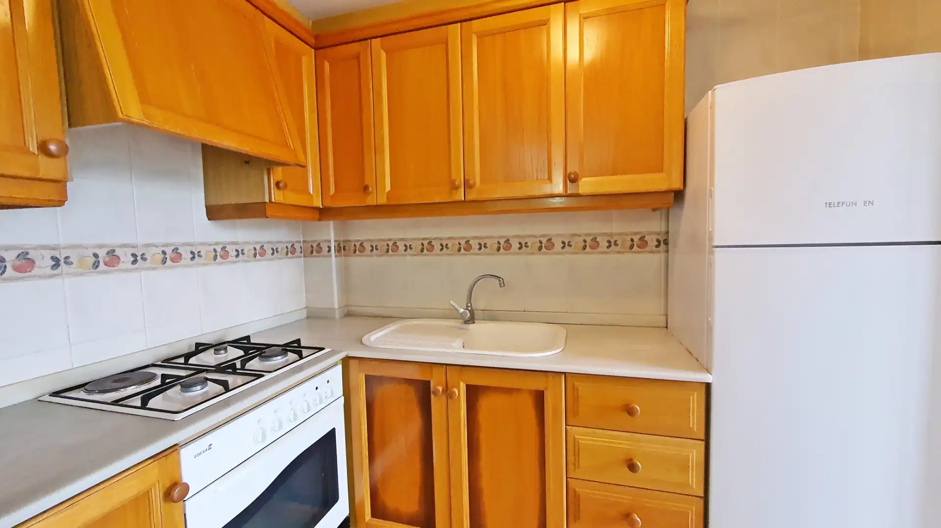 Cocina de Apartamento de alquiler en Xeraco con Aire acondicionado, Calefacción y Terraza