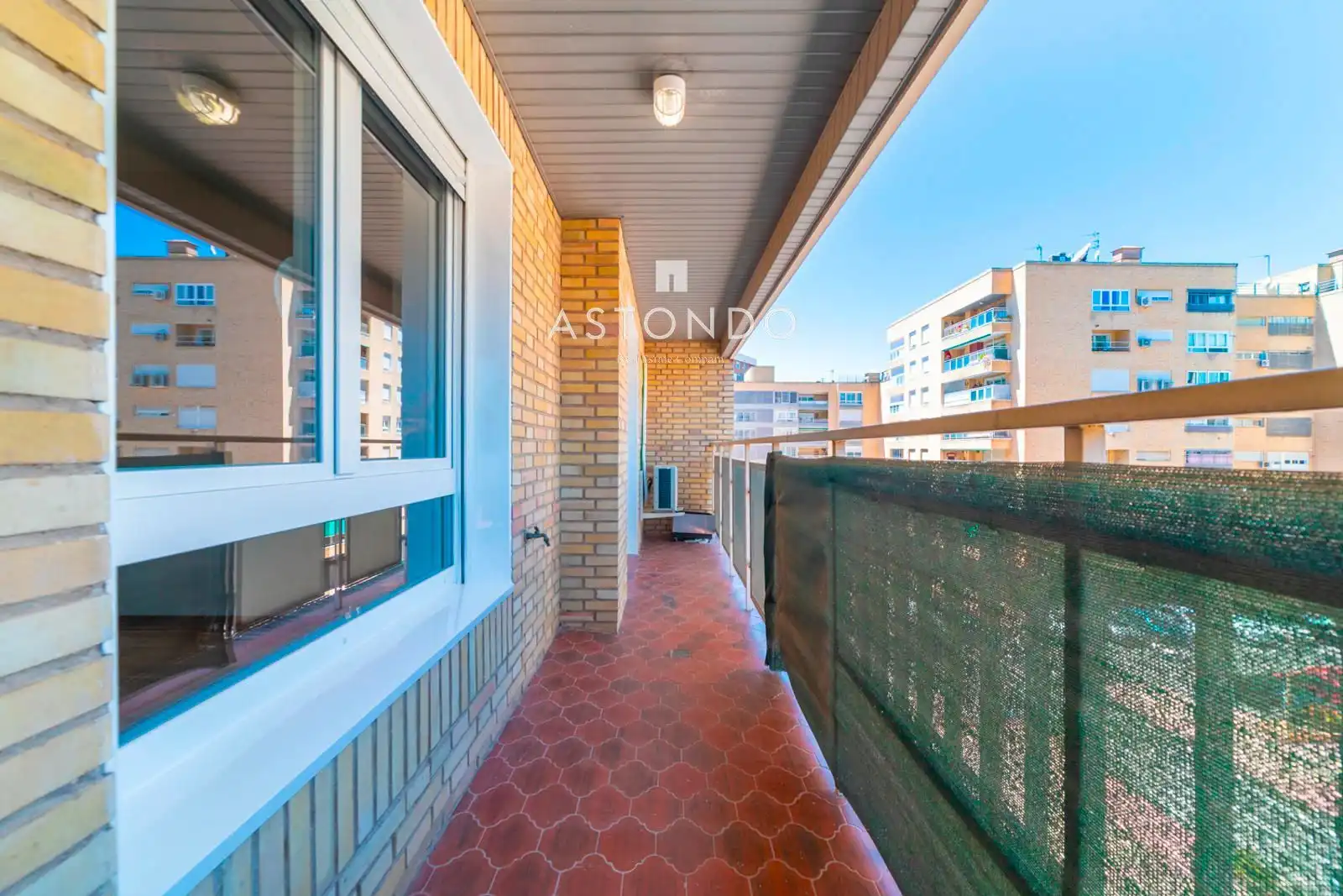 Balcony of Flat for rent in Madrid  with Air Conditioner, Heating and Terrace