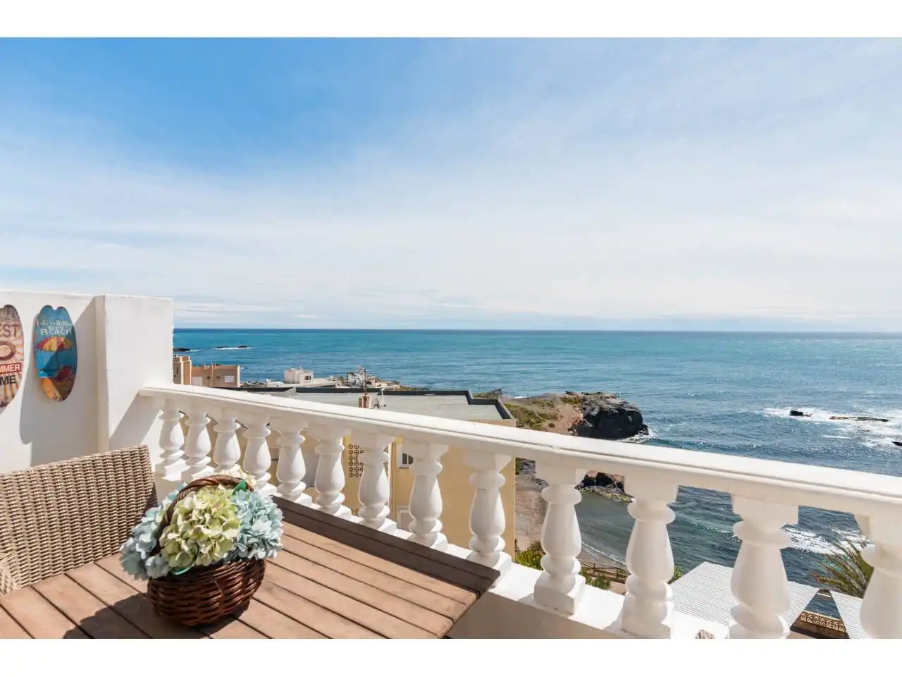 Balcony of Flat for sale in Cartagena  with Air Conditioner, Terrace and Storage room