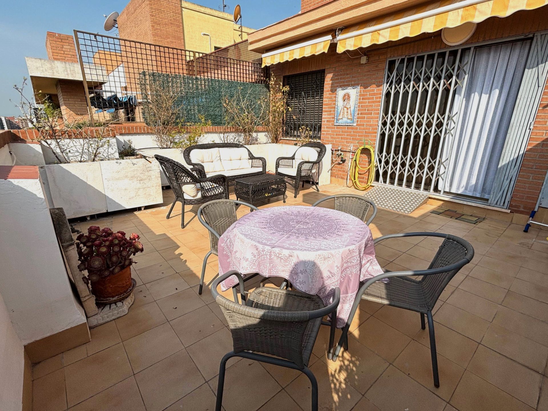 Terrace of Attic for sale in  Valencia Capital  with Air Conditioner, Heating and Parquet flooring