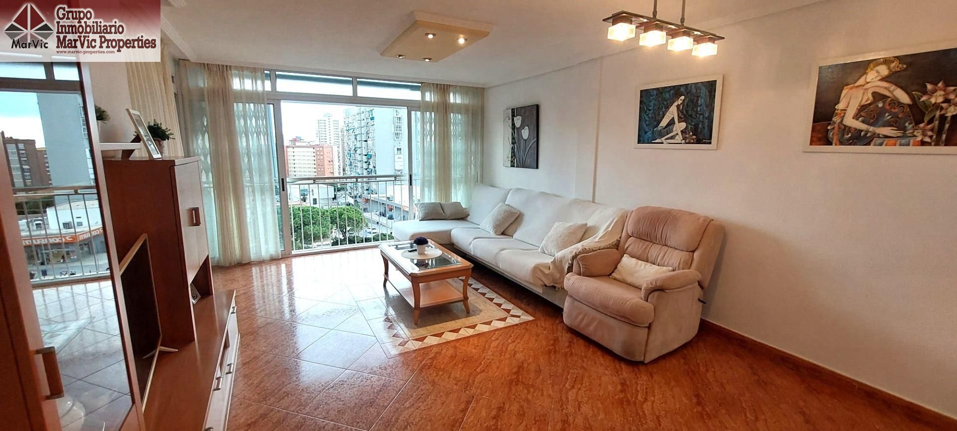 Living room of Flat for sale in Benidorm  with Private garden, Terrace and Community pool