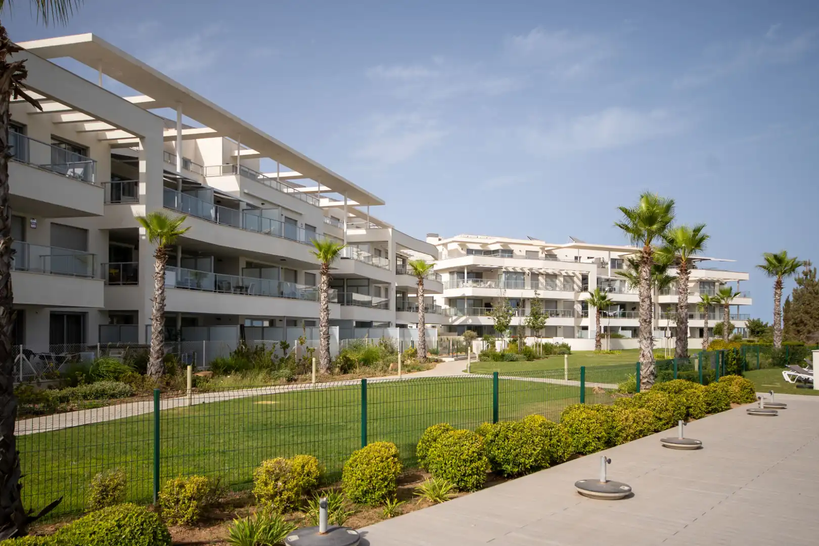 Vista exterior de Piso en venta en Mijas con Aire acondicionado, Jardín privado y Terraza