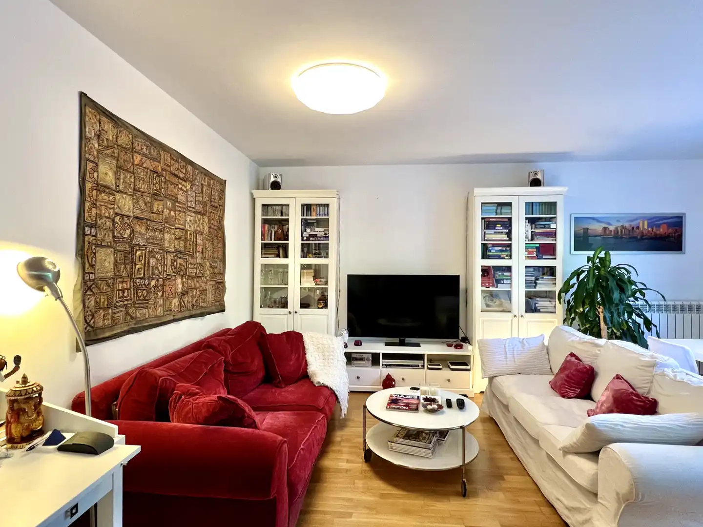 Sala d'estar de Casa o xalet en venda en Haro amb Calefacció, Jardí privat i Parquet