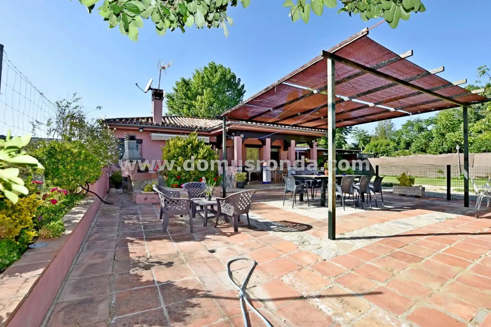 Terrassa de Finca rústica en venda en Ronda amb Aire condicionat, Jardí privat i Terrassa