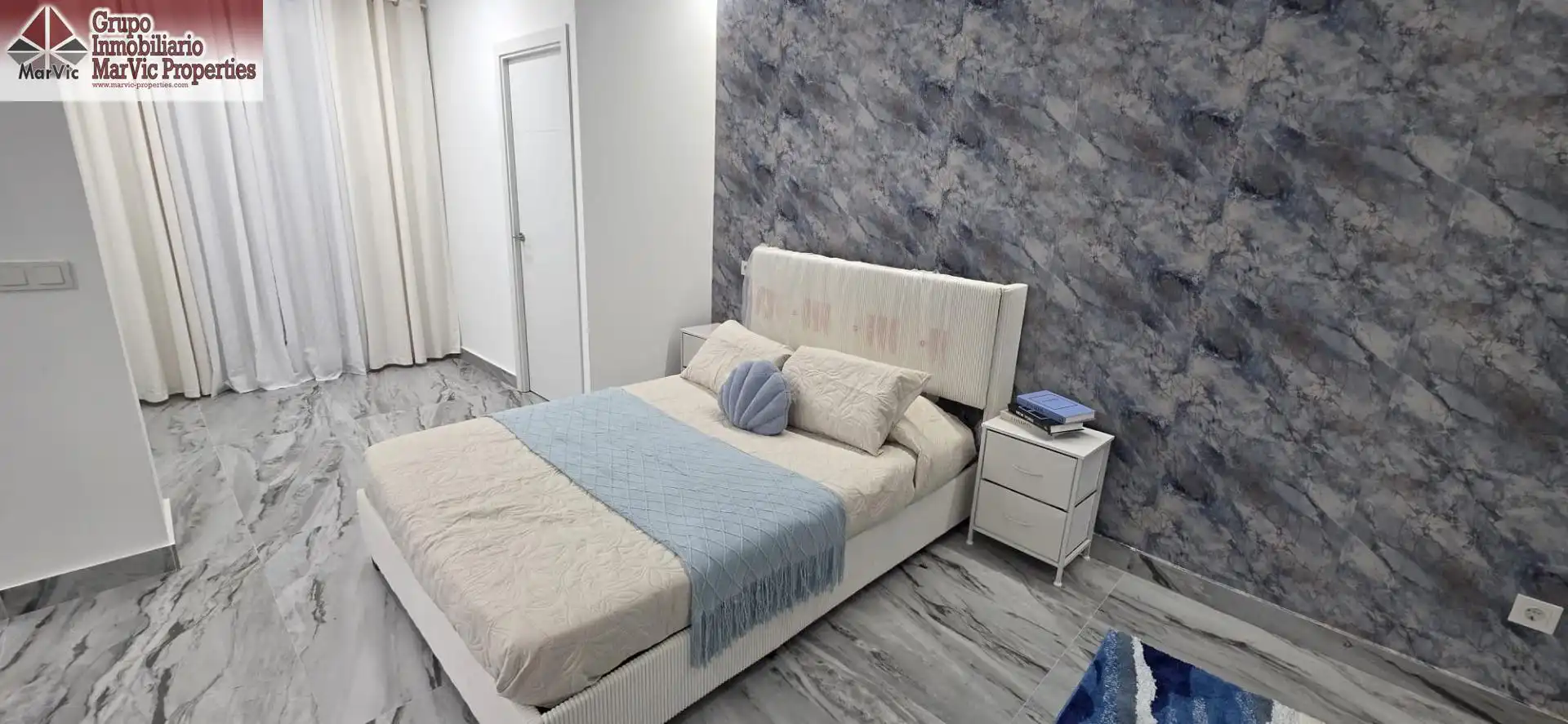 Bedroom of Ground floor for sale in Benidorm  with Air Conditioner, Furnished and Community pool