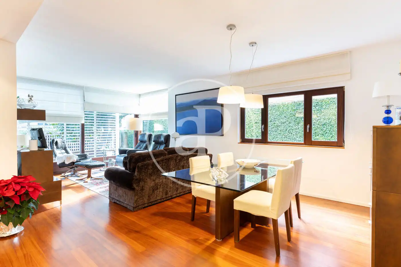 Dining room of Houses for sale in Sant Cugat del Vallès  with Air Conditioner, Heating and Private garden