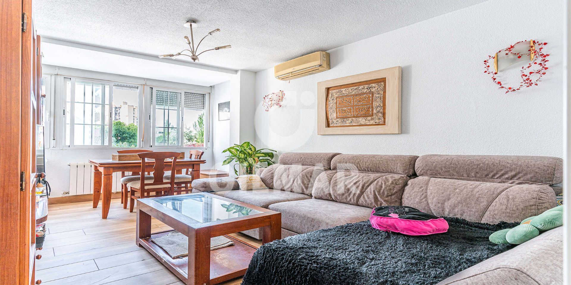 Living room of Flat for sale in  Madrid Capital  with Air Conditioner, Heating and Terrace