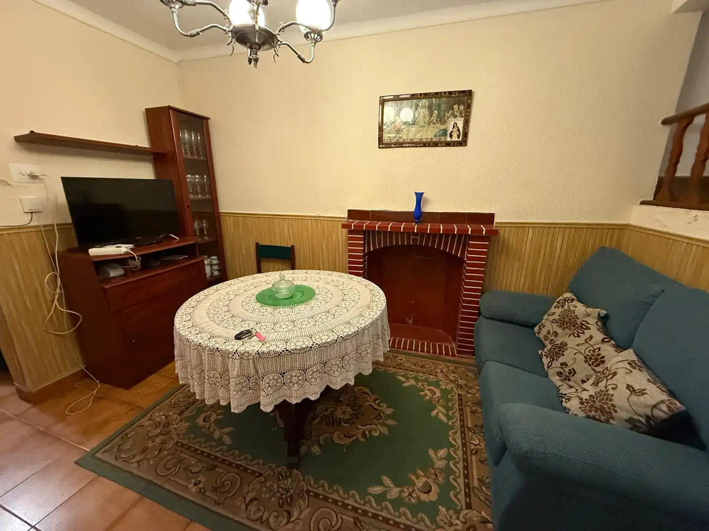 Sala d'estar de Casa adosada en venda en Benissa amb Terrassa, Traster i Moblat