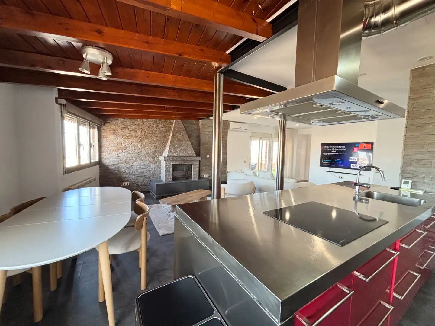 Cocina de Ático de alquiler en La Zubia con Aire acondicionado, Calefacción y Jardín privado