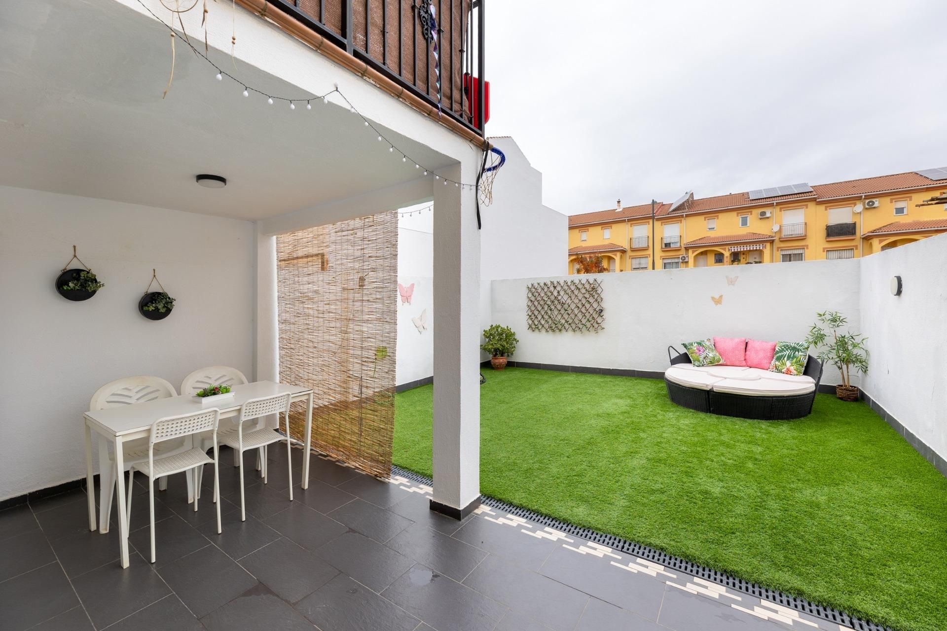 Terrace of Single-family semi-detached for sale in Vegas del Genil  with Air Conditioner and Heating