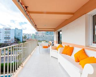 Terrace of Flat to rent in Benicasim / Benicàssim  with Air Conditioner, Terrace and Swimming Pool