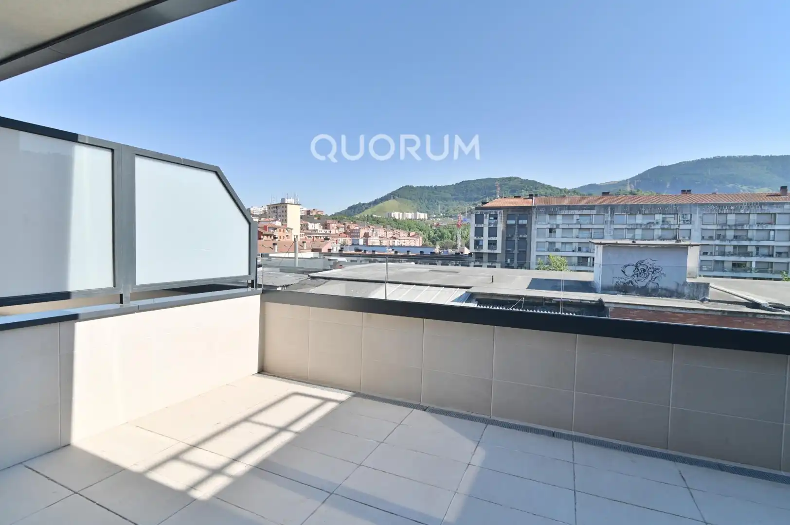 Terrace of Flat for rent in Bilbao   with Heating, Terrace and Storage room
