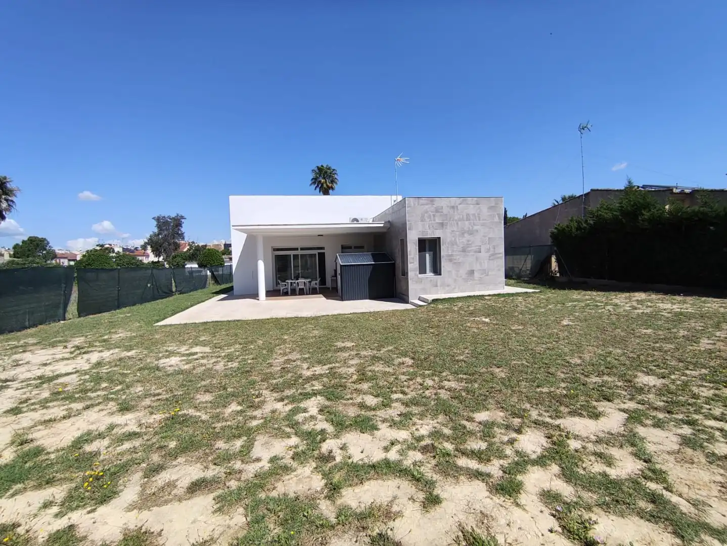 Exterior view of Houses for sale in Aznalcázar  with Air Conditioner, Heating and Private garden