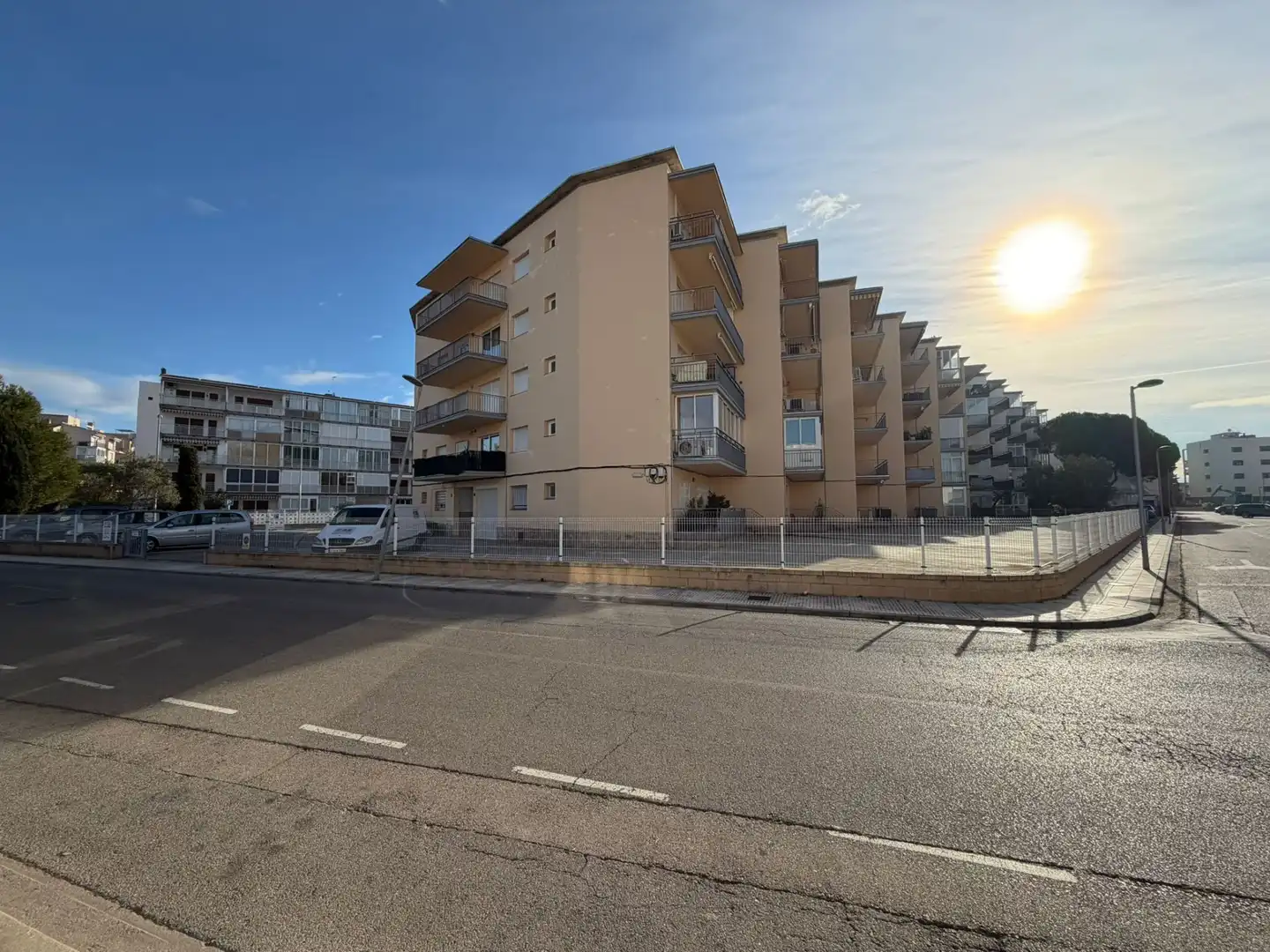 Exterior view of Apartments for sale in Roses  with Air Conditioner, Heating and Terrace