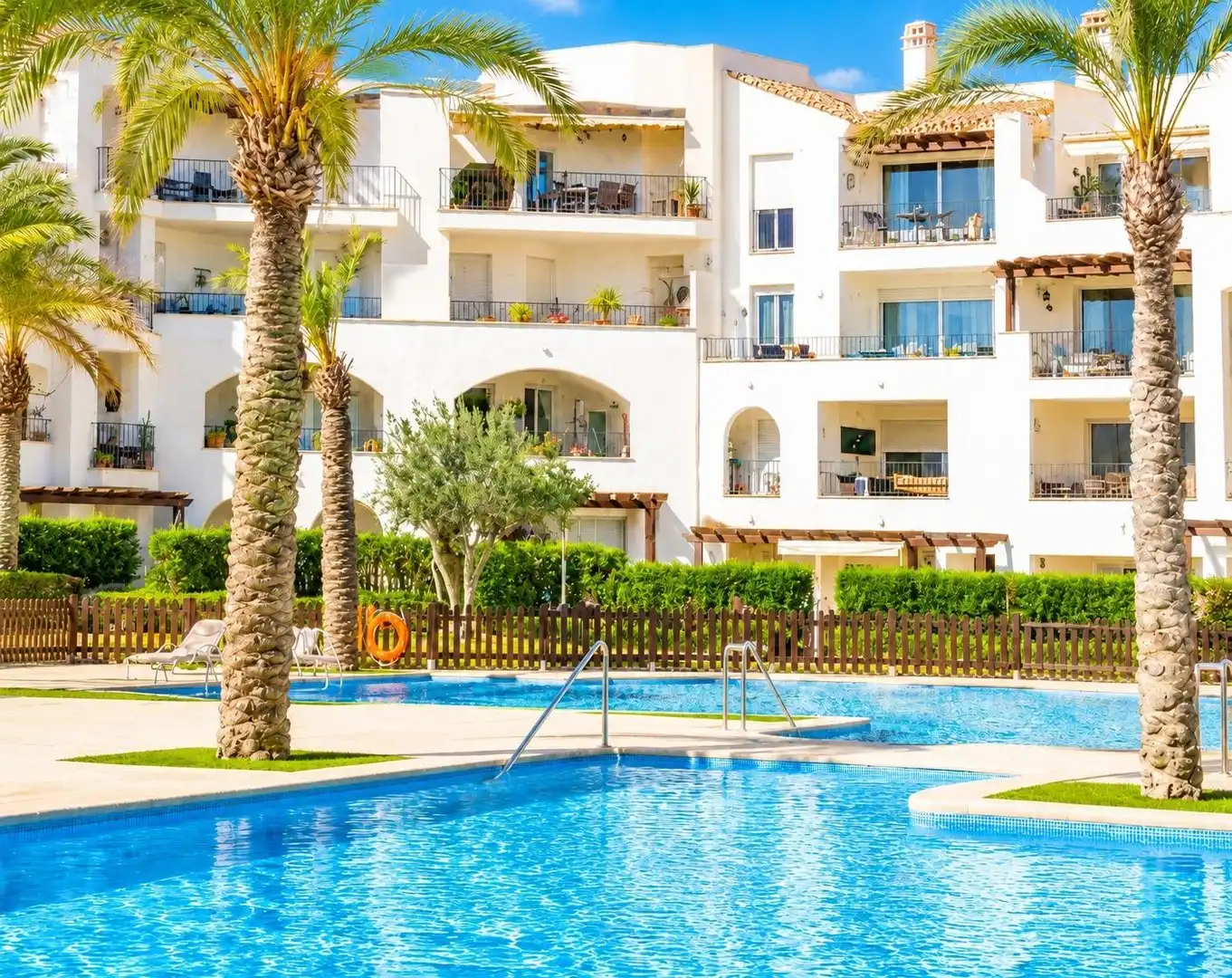 Swimming pool of Apartments for sale in Torre-Pacheco  with Air Conditioner, Heating and Private garden